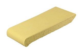 180*110*25 мм ОК18 желтый Клинкерный подоконник - фасад дома ZG Klinker