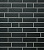 Клинкерная фасадная и интерьерная плитка облицовочная под кирпич Roben (Роббен) Faro schwarz-nuanciert гладкая DF14, 240*52*14 мм