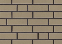 Клинкерная фасадная и интерьерная плитка облицовочная под кирпич Roben (Роббен) Faro grau nuanciert гладкая NF9, 240*71*9 мм